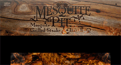 Desktop Screenshot of mesquitepit.com