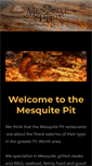 Mobile Screenshot of mesquitepit.com